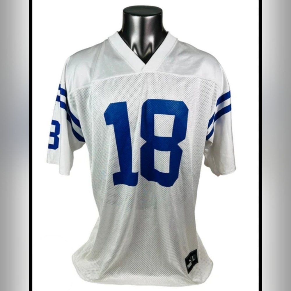PEYTON MANNING Vintage 90's Jersey Men's Puma Logo Monogrammed Adult Size L
